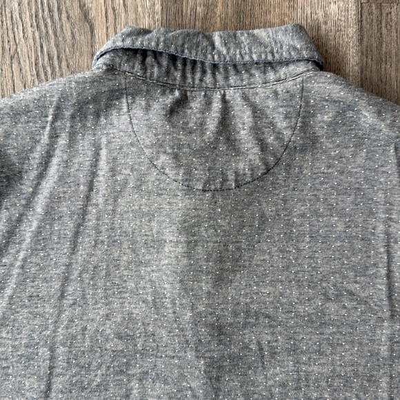 US Polo Assn Shirt Gray Blue Polo Shirt Classic Knit Short Sleeve Size Large - Picture 10 of 11